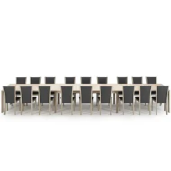 Skovby Table De Salle à Manger*SM23/24 Table scandinave rectangulaire en bois avec allonges