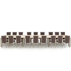 Skovby Table De Salle à Manger*SM23/24 Table scandinave rectangulaire en bois avec allonges