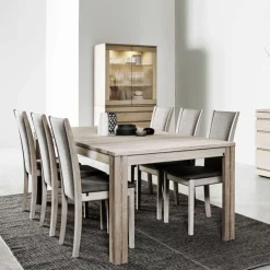 Skovby Table De Salle à Manger*SM23/24 Table scandinave rectangulaire en bois avec allonges