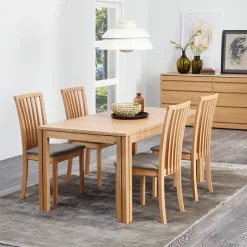 Skovby Table De Salle à Manger*SM23/24 Table scandinave rectangulaire en bois avec allonges