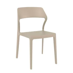 Chaise De Cuisine|Chaise De Salle à Manger*Snow Chaise empilable design en polypropylène