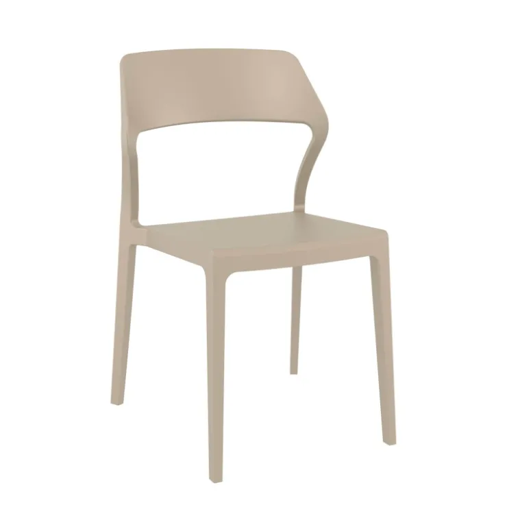 Chaise De Cuisine|Chaise De Salle à Manger*Snow Chaise empilable design en polypropylène
