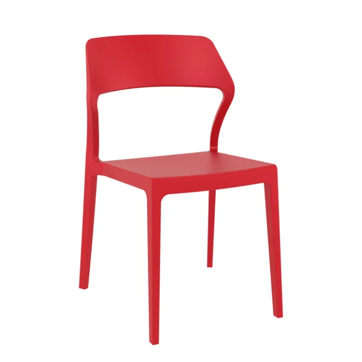 Chaise De Cuisine|Chaise De Salle à Manger*Snow Chaise empilable design en polypropylène