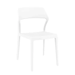 Chaise De Cuisine|Chaise De Salle à Manger*Snow Chaise empilable design en polypropylène