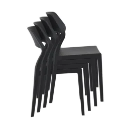 Chaise De Cuisine|Chaise De Salle à Manger*Snow Chaise empilable design en polypropylène
