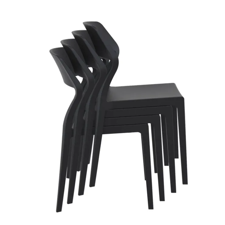 Chaise De Cuisine|Chaise De Salle à Manger*Snow Chaise empilable design en polypropylène