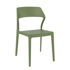 Chaise De Cuisine|Chaise De Salle à Manger*Snow Chaise empilable design en polypropylène