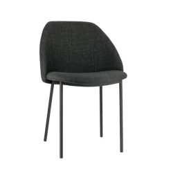 Perfecta Chaise De Salle à Manger|Chaise Salon*Soda Chaise cosy en tissu avec pieds en métal