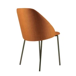 Perfecta Chaise De Salle à Manger|Chaise Salon*Soda Chaise cosy en tissu avec pieds en métal