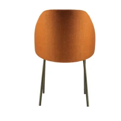 Perfecta Chaise De Salle à Manger|Chaise Salon*Soda Chaise cosy en tissu avec pieds en métal