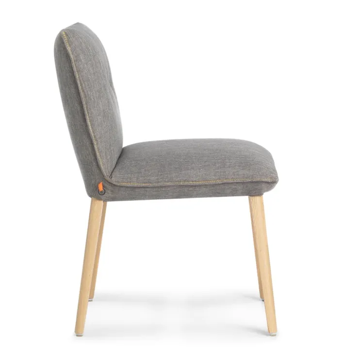 Mobitec Chaise De Salle à Manger|Chaise Salon*Soda ® Chaise cocooning en tissu avec boutons décoratifs