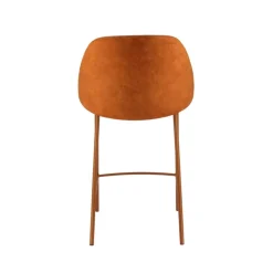 Perfecta Tabouret Snack (assise +/- 65 Cm)|Tabouret De Bar (assise +/- 80 Cm)*Soda Tabouret snack cosy en tissu avec pieds en métal