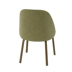 Perfecta Chaise De Salle à Manger|Chaise Salon*Sofia Chaise basse cosy en tissu et métal