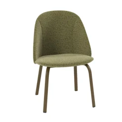 Perfecta Chaise De Salle à Manger|Chaise Salon*Sofia Chaise basse cosy en tissu et métal