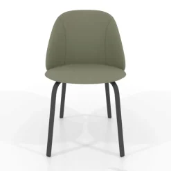 Perfecta Chaise De Cuisine|Chaise De Salle à Manger*Sofia Chaise cosy en simili avec pieds métal