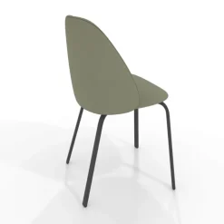 Perfecta Chaise De Cuisine|Chaise De Salle à Manger*Sofia Chaise cosy en simili avec pieds métal