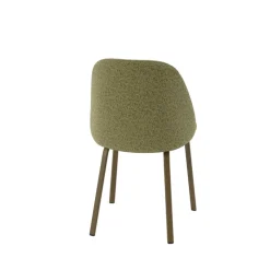 Perfecta Chaise De Salle à Manger|Chaise Salon*Sofia Chaise tissu confortable avec pieds en métal