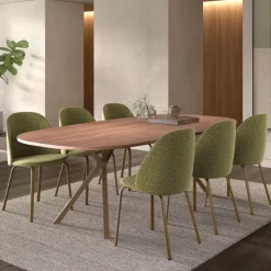 Perfecta Chaise De Salle à Manger|Chaise Salon*Sofia Chaise tissu confortable avec pieds en métal
