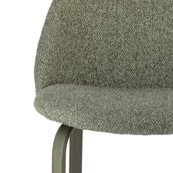 Perfecta Tabouret Snack (assise +/- 65 Cm)|Tabouret De Bar (assise +/- 80 Cm)*Sofia Tabouret snack confortable en tissu avec pieds en métal