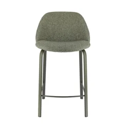 Perfecta Tabouret Snack (assise +/- 65 Cm)|Tabouret De Bar (assise +/- 80 Cm)*Sofia Tabouret snack confortable en tissu avec pieds en métal