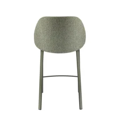 Perfecta Tabouret Snack (assise +/- 65 Cm)|Tabouret De Bar (assise +/- 80 Cm)*Sofia Tabouret snack confortable en tissu avec pieds en métal