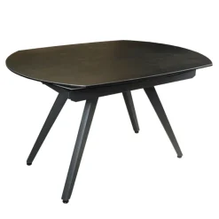 Table De Salle à Manger*SofiaTable moderne extensible en céramique avec pieds en métal