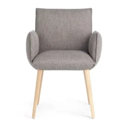 Mobitec Chaise De Salle à Manger|Chaise Salon*Soft ® Fauteuil cocooning en tissu avec pieds en bois massif