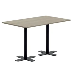 Perfecta Table De Cuisine*Spinner 2 Table hauteur 90 cm rectangulaire en stratifié avec deux pieds