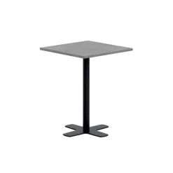 Perfecta Table De Cuisine|Table Pour Petit Espace*Spinner Petite table snack carrée en stratifié avec pied central en métal