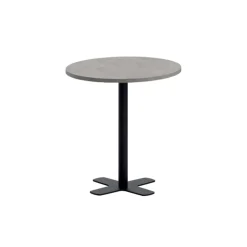 Perfecta Table De Cuisine*Spinner Table snack ronde pour cuisine en stratifié avec pied central