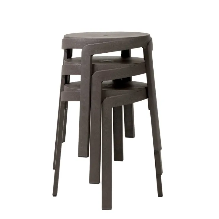Tabouret Bas (assise +/- 45 Cm)*Stack mini Tabouret bas recyclé et empilable