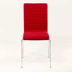 Midj Chaise De Salle à Manger*Star ® Chaise moderne empilable en tissu et métal