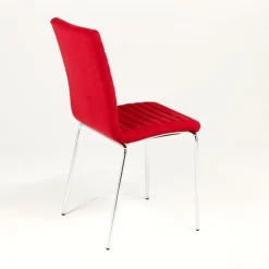 Midj Chaise De Salle à Manger*Star ® Chaise moderne empilable en tissu et métal