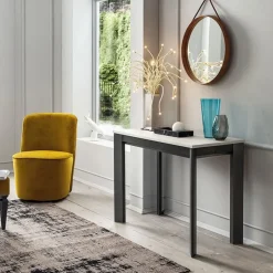 La primavera Table Pour Petit Espace*Steave Console extensible rectangulaire en stratifié
