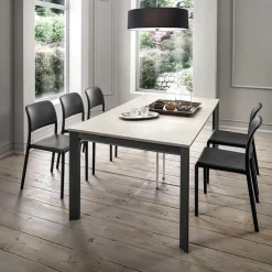 La primavera Table Pour Petit Espace*Steave Console extensible rectangulaire en stratifié