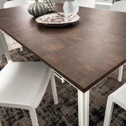 La primavera Table Pour Petit Espace*Steave Console extensible rectangulaire en stratifié