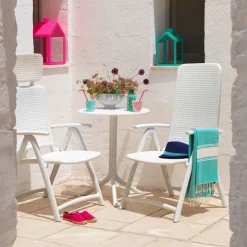 Table De Jardin*Step Table d'appoint de jardin modulable en polypropylène
