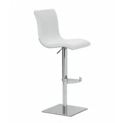 Peressini Tabouret Snack (assise +/- 65 Cm)|Tabouret De Bar (assise +/- 80 Cm)*Steve Tabouret réglable et pivotant en synthétique et métal