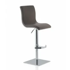 Peressini Tabouret Snack (assise +/- 65 Cm)|Tabouret De Bar (assise +/- 80 Cm)*Steve Tabouret réglable et pivotant en synthétique et métal