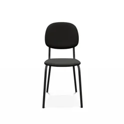 Perfecta Chaise De Salle à Manger*STR5 Chaise contemporaine en métal et en tissu fabriquée en Belgique