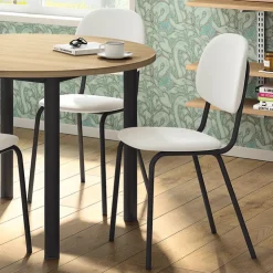 Perfecta Chaise De Cuisine*STR5 Chaise de cuisine en simili et métal