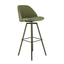 Perfecta Tabouret De Bar (assise +/- 80 Cm)*Swiftie Tabouret de bar pivotant en tissu et pieds métal
