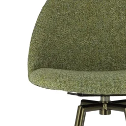 Perfecta Tabouret De Bar (assise +/- 80 Cm)*Swiftie Tabouret de bar pivotant en tissu et pieds métal