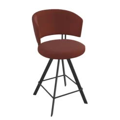 Perfecta Tabouret Snack (assise +/- 65 Cm)|Tabouret De Bar (assise +/- 80 Cm)*Tabouret haut design pivotant en simili – Allure