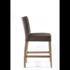 Sessio Tabouret Snack (assise +/- 65 Cm)|Tabouret De Bar (assise +/- 80 Cm)*Tabouret snack en tissu et bois – Matias 2