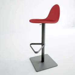 Cancio Tabouret Snack (assise +/- 65 Cm)|Tabouret De Bar (assise +/- 80 Cm)*Tabu Tabouret réglable design en synthétique et métal