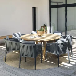 Medicis Table De Jardin*TamaniTable de jardin ronde en teck