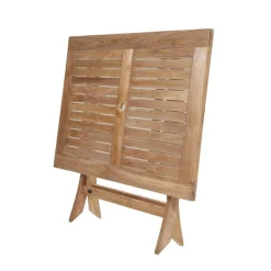 Medicis Table De Jardin*TanamaTable de jardin rectangulaire pliante en teck massif