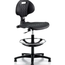 Sokoa Chaise De Bureau*Tecnik Chaise d'atelier en polyuréthane sur patins avec repose