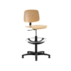 Sokoa Chaise De Bureau*Tecnik Chaise d'atelier réglable en bois